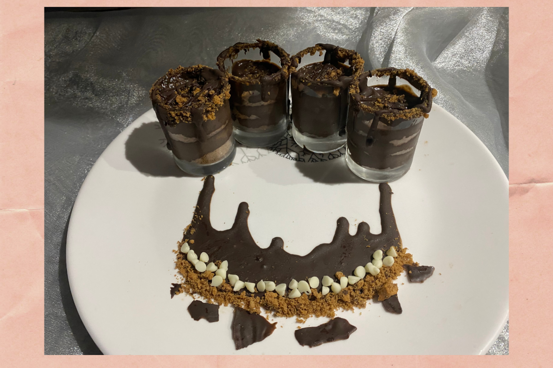 Vacation series: episode#2 : Chocolate glass dessert!